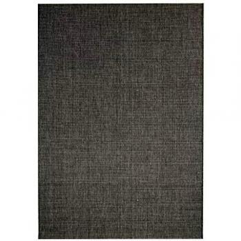 vidaXL Alfombra Exterior/Interior 140x200cm Apariencia Sisal Gris Oscuro Casa