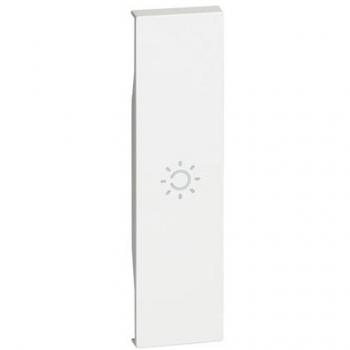 Cubierta BTicino Living Now con símbolo de luz 1M blanca KW01A