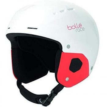 bollé QUICKSTER Cascos, Unisex niños, White Shiny, Small 52-55 cm