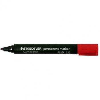 STAEDTLER 719252 - Marcador permanente con punta cónica, color rojo