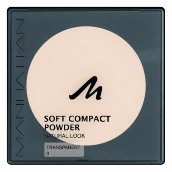 Manhattan Make-up Rostro Soft Compact Powder No. 10 - Polvo compacto suave para rostro, tono 10, acabado mate, textura ligera y sedosa, ideal para unificar el tono de piel y controlar brillos