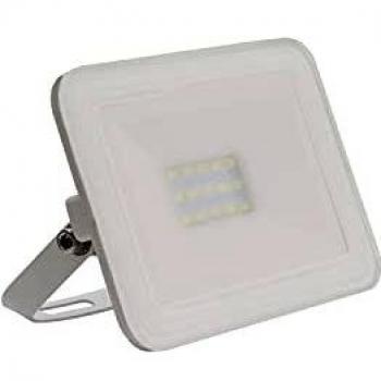 Foco Proyector LED Slim 10W 120lm/W IP65 Cristal Blanco Calido 3000K