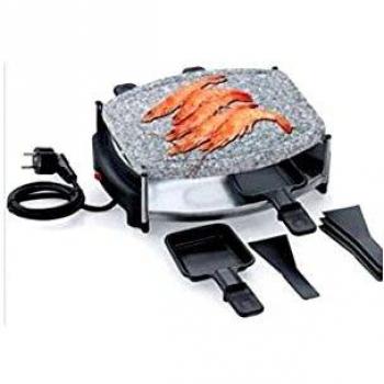 Raclette Mini Ovalada Eva 500W con Piedra Samedan y Accesorios