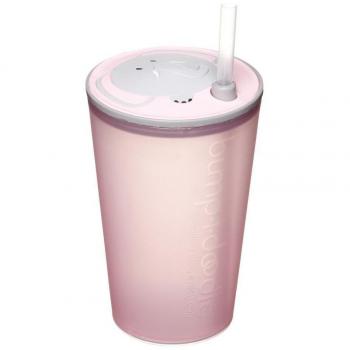 Kitchen Craft Let's Make - Vaso con tapa y pajita