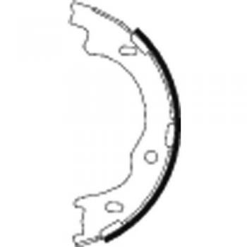 HELLA 8DA 355 050-811 Brake Shoe Set, parking brake - H9995