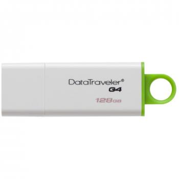 Kingston DataTraveler G4 128GB USB 3.2 Gen 1 (USB 3.0/3.1 Gen 1) Flash Drive con Tapa, Peso: 10,31g, Color Verde y