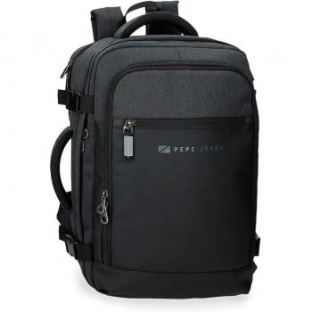 Mochila para Computador Pepe Jeans Jarvis con Salida USB en Negro