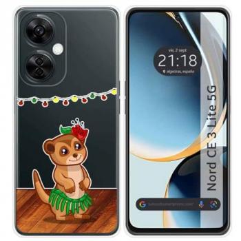 Funda Silicona Transparente Suricata para Oneplus Nord CE 3 Lite 5G con Dibujos