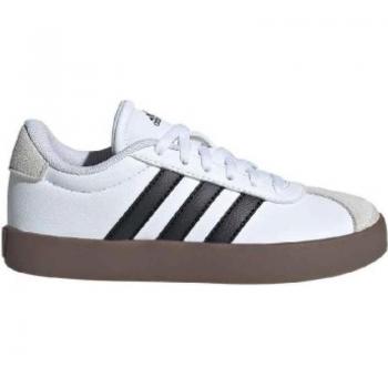 Zapatillas Deportivas Adidas Originals VL Court 3.0 para Mujer, Niña y Niño, color blanco (FTWWHT-CBLACK-GREONE)