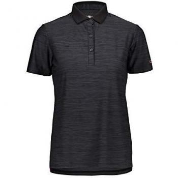 CMP Polo Stretch Jersey, Mujer, Antracite Mel./BOUGANVILLE, 44