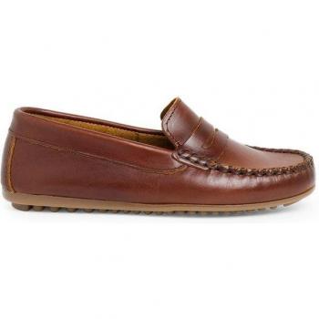 Mocasines de niño de cuero antifaz - Calzado fabricado en España