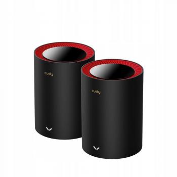 Cudy M3000 2-Pack Doble banda (2,4 GHz / 5 GHz) Wi-Fi 6 Mesh Extensor de Red Inalámbrica
