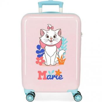 Disney Aristocats Marie Maleta de Cabina Infantil Rosa Rígida 38x55x20cm 34L