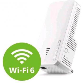 Repetidor WiFi 6 Devolo 3000 Mbit/s Mesh con 1 Puerto LAN Gigabit - Blanco