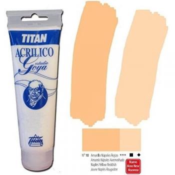 ACRÍLICO GOYA ESTUDIO AMARILLO NÁPOLES ROJIZO 125 ML Nº 10