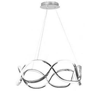 Colgante Nudo 60W 4800LM Cromo REGX55D 4000K - Diseño Moderno