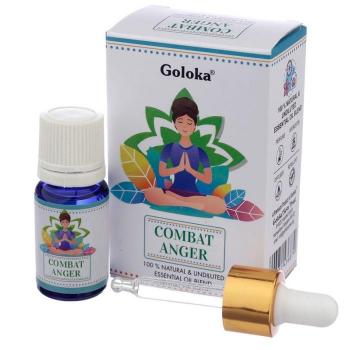 Natural Essential Oil - Combat Anger, Goloka Blends Essential Oil 10ml