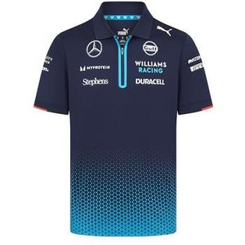 Williams Racing 2024 Men's Team Polo Shirt - Navy - XXL