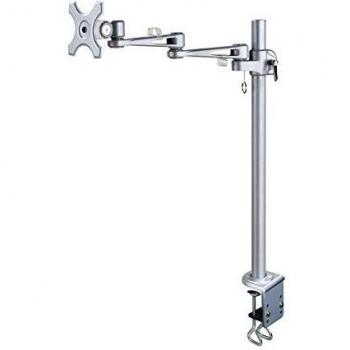 NewStar FPMA-D935POLE70 - Soporte de Escritorio para Monitor, Color Plateado
