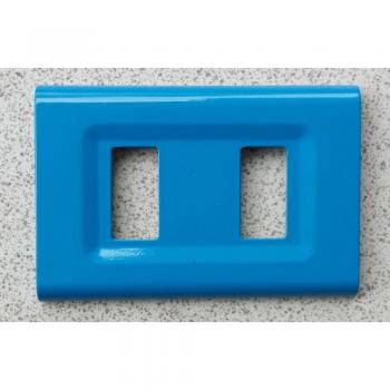 Placas ABS Serie Magic Elite Bticino Compatibles Color Turquesa - 5 Foros