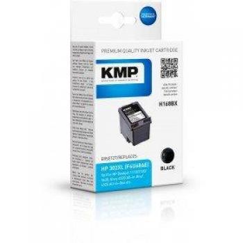 Cartucho de Tinta Compatible KMP HP 302XL (F6U68AE) Negro, 550 Páginas, 15ml