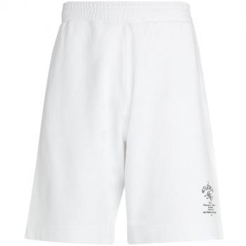 Givenchy Cotton Bermuda Shorts with Logo Print - White, Size M