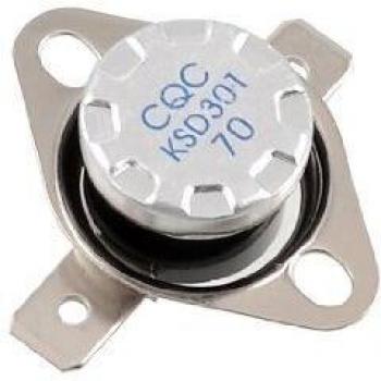 Control de Temperatura DealMux KSD301 interruptor termostático, NC, 250 V, 10 Amp, 70 grados Celsius
