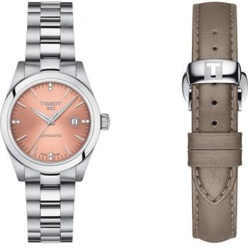 Tissot T-My Lady Automatic Women's Watch with Interchangeable Grey Strap 29mm