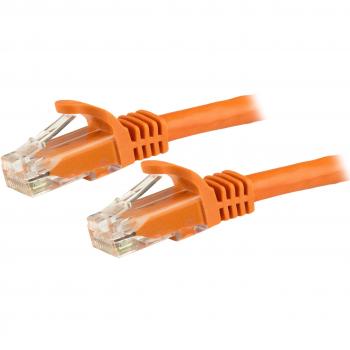Cable de Red Ethernet Cat6 Sin Enganche RJ45 5m Naranja