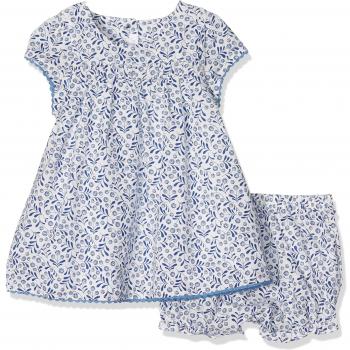 Absorba Boutique Bleu Porcelaine, Vestido para Bebés, Azul