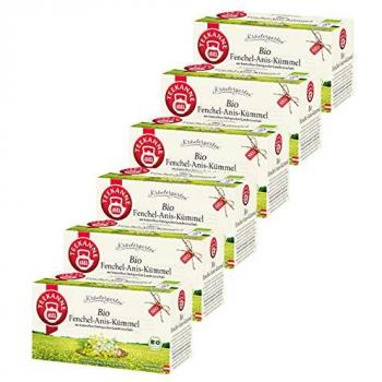 Organic Herbal Tea - Fennel-Anise-Caraway Blend, 20 Double Chamber Tea Bags (45 g)