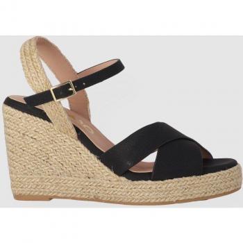 Alpargatas de cuña Chika10 Violeta 12 - Negro