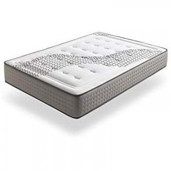 Colchón Viscoelástico Brooklyn Paradise 150x190 cm - Altura 24 cm ±2 - Antiácaros - Transpirable - Núcleo HR Alta Densidad - Firmeza Media-Alta