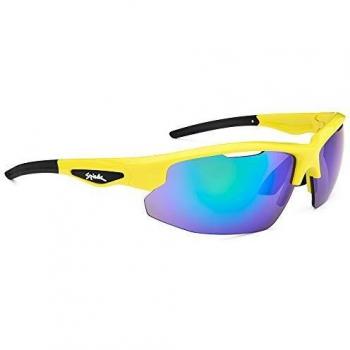 Spiuk Sportline Gafas Ciclismo Rimma, Adultos Unisex, Amarillo Fluor/Negro, Unico