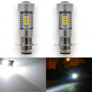 2 bombillas LED blanco 2835 21SMD 80 W de alta potencia KaTur 7056 1156 BA15S 1141 P21W, lente LED de 12 V, luz de freno, de marcha atrás, etc.