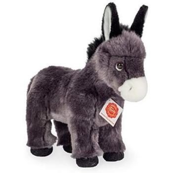 Teddy Hermann 90256 Burro de pie 25 cm, Peluche