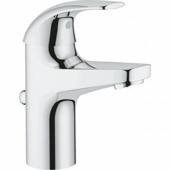 Grifo Monomando Grohe 23805000 - Grifo de cocina con cartucho cerámico, acabado cromado, diseño moderno y funcionalidad de caño extraíble
