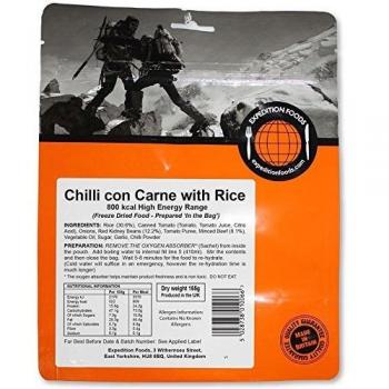 Expedition Foods High Energy Serving Chilli con Carne with Rice - Orange by
