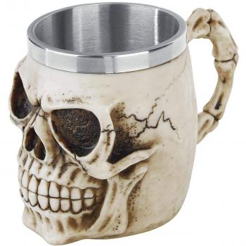 Nemesis Now Grinning Skull Tankard - Taza