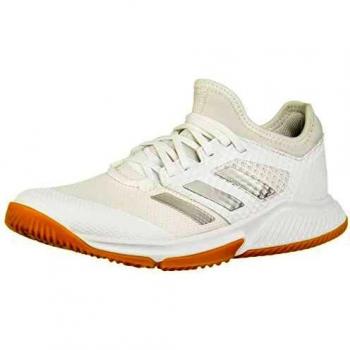 Adidas Court Team Bounce W, Zapatillas Deportivas Mujer, FTWR White/Silver Met./FTWR White, 38 EU