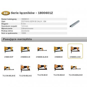 Bostitch Grapas 80, 6mm, 10,000 unidades