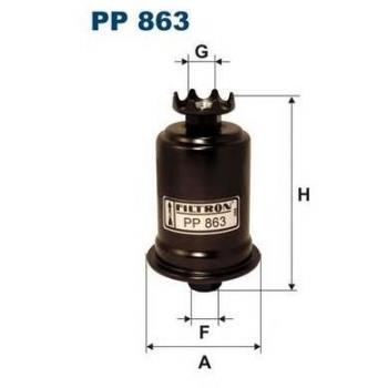 Filtron PP863 Inyección de Combustible