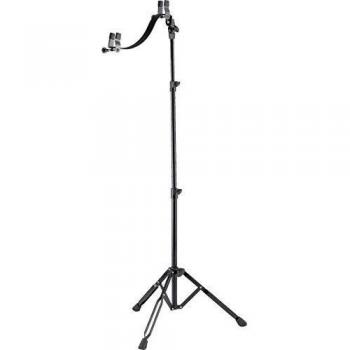 K&M 14760 Electric Guitar Performer Stand, Adjustable Height 27.16-61.02, Black