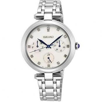 Seiko Reloj Mujer Analogico Cuarzo con Correa de Acero Inoxidable SKY663P1, 20mm