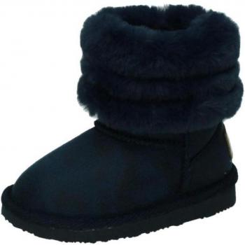 Botas-botines para niña CONGUITOS KIS 14070 en color marino, estilo australiano