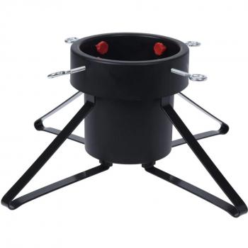 Soporte de Árbol de Navidad Negro Ambiance 2.1 m