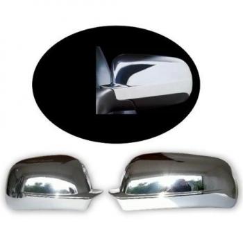 akhan csk210 - Cromo Espejo tapas spiegelabdeckung Adecuado para Seat Toledo, Leon, Ibiza, Cordoba, Volkswagen Golf 3 Cabrio, Golf 4 Cabrio/Variant, Bora, Polo, Passat 3B, 3BG