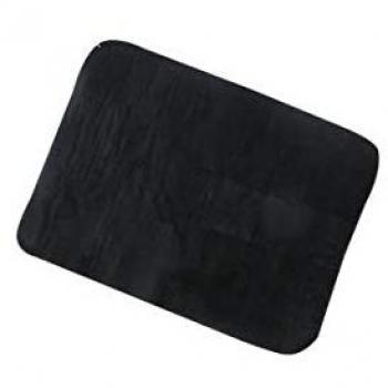 Alfombra de Baño con Memoria Espuma Viscoelástica Negra 50x70 cm - MSV