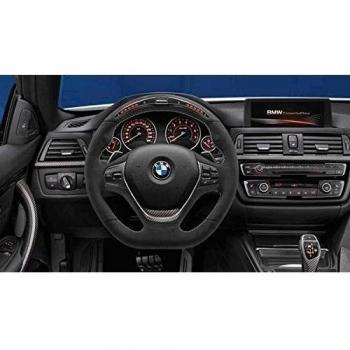 BMW M Performance Volante Alcantara M. carbonbl Extremo y Race de pantalla para vehículos sin Sport de transmisión automática