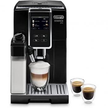 De'Longhi Perfetto Dinamica Plus ECAM 370.70.B Máquina de Café Automática con Sistema de Leche LatteCrema, Cappuccino y Espresso, Pantalla Táctil en Color TFT de 3,5, Color Negro